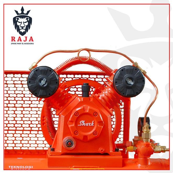 Kepala Kompresor Angin / Shark / Type 1/2Pk/Hp Unloading