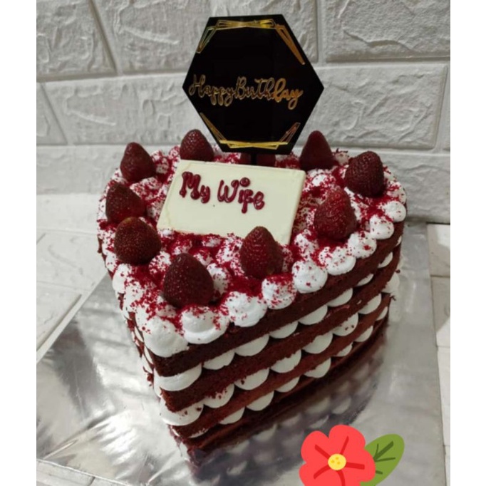 

CAKE ULANGTAHUN DAPUR HALWAH / RED VELVET CAKE