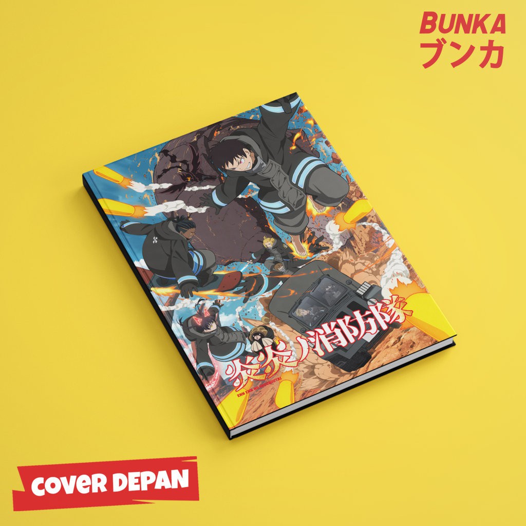 

Notebook Anime Fire Force G Hardcover A5 Buku Tulis Catatan Notes Agenda Planner Jurnal