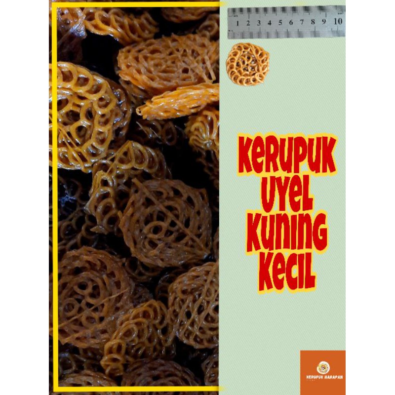 

[ 250gr ] Kerupuk / Krupuk Mentah / Krecek Uyel Kuning Kecil