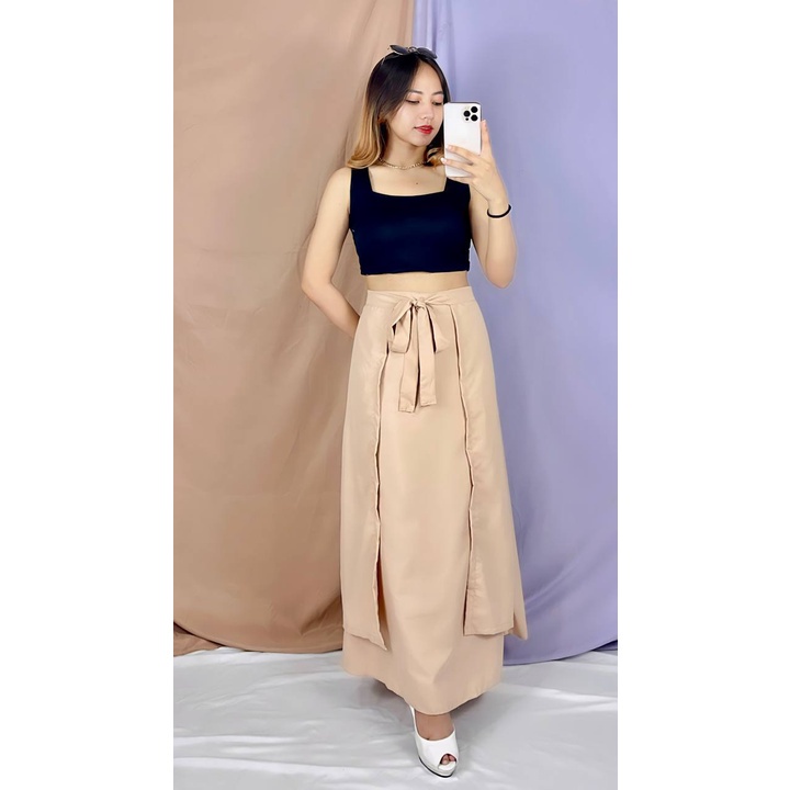 Tq88indonesia Fashion Busana Bawahan Wanita Terbaru /ROK NADYAKRN / Rok Maxi / Rok Panjang / Ootd Kekinian / Outfit Kekinian / Ootd