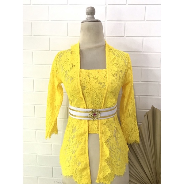 KEBAYA BALI BED SEMIFRANCE || KEBAYA BALI-Kuning