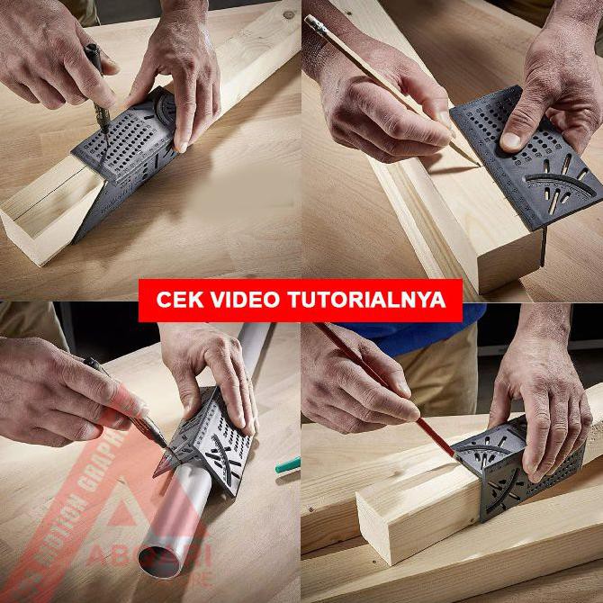 

Pertukangan-Salestok- 3D Miter Angle Ruler / Penggaris Segitiga / Siku Tukang / Speed Square 4D740Df