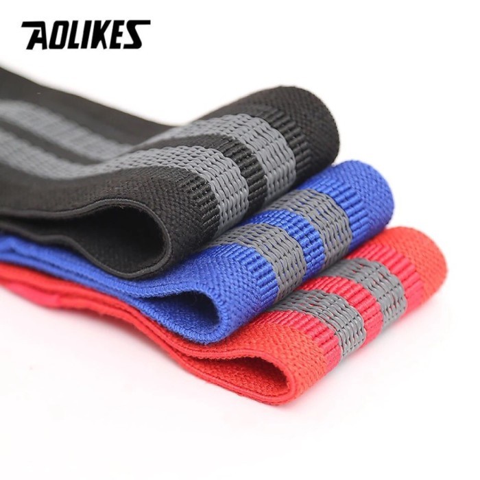 PAKET AOLIKES LEG HIP RESISTANCE BAND KAKI SUPPORT SLEEVE FITNESS YOGA