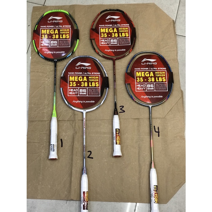 TERBARU RAKET BULUTANGKIS LINING G FORCE STRONG 8000 8200 8800 8900 - 8200 HIJAU
