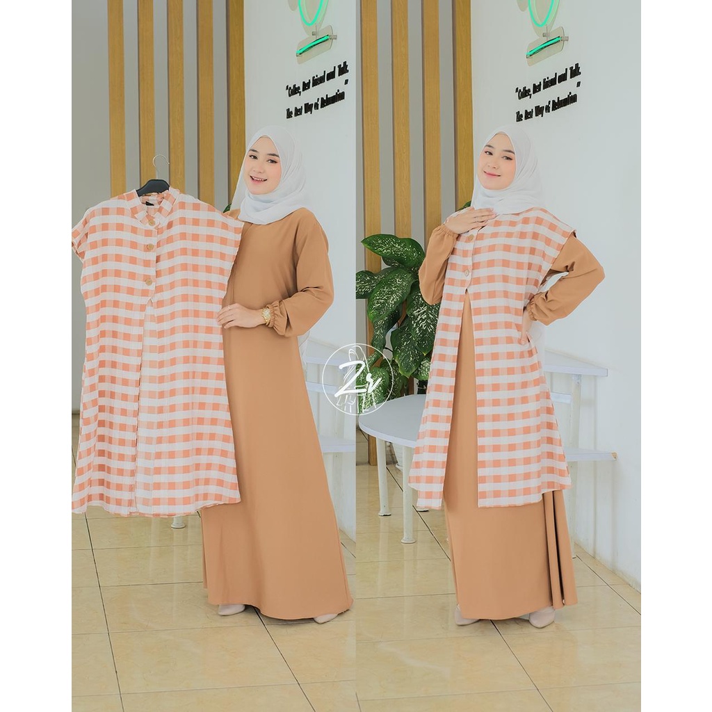 Set gamis KLARISSA NEW DRESS by ZR dan outher