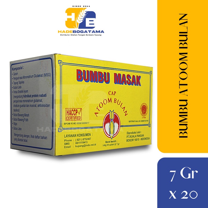 

Instan-Masak-Bumbu- Bumbu Atoom Bulan 140 Gr -Bumbu-Masak-Instan.
