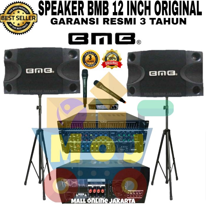 Paket karaoke BMB 12 inch Original fc a4000 bluetooth smart tv sound