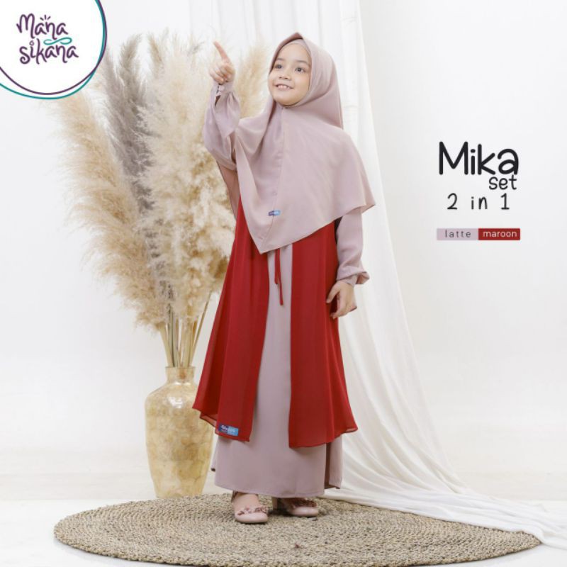 MIKA SET - SETELAN GAMIS ROMPI ANAK