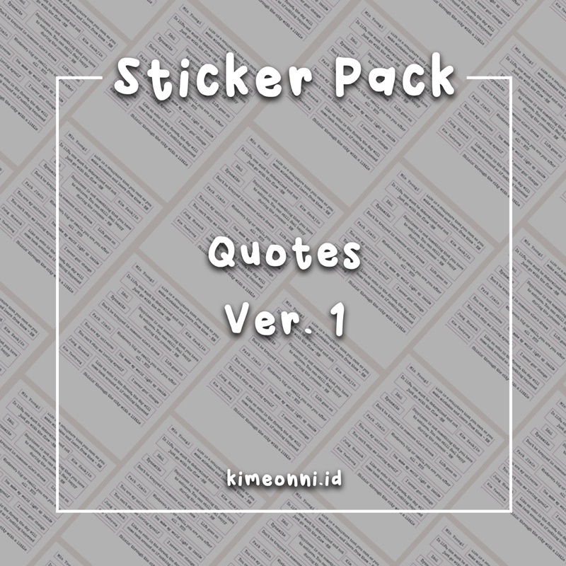 BTS Sticker Quotes by BTS