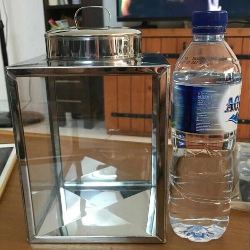 Toples Stainless Kaleng Kerupuk Ukuran 18x20