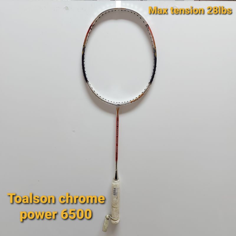 RAKET BADMINTON TOALSON CHROME POWER 6500 ORIGINAL