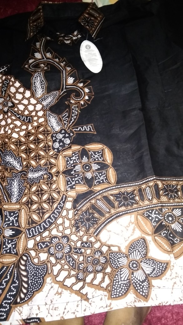 Bswart Batik Hrb026 Kenongo Hem Pendek Padi Pekalongan M L Xl Batik Pria Murah Modern Grosir