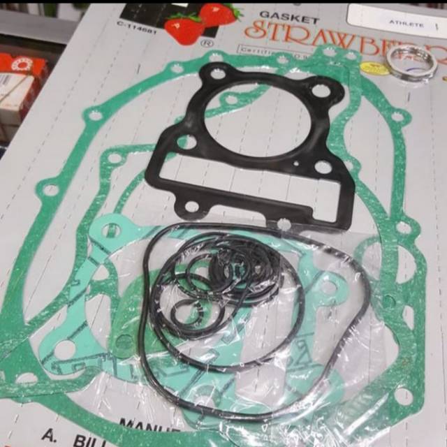 PAKING FULLSET ATHLETE/BLITZ JOY 125 GASKET FULL SET KAWASAKI ATLETE BLITZ 125 ATHLETE STRABERRY