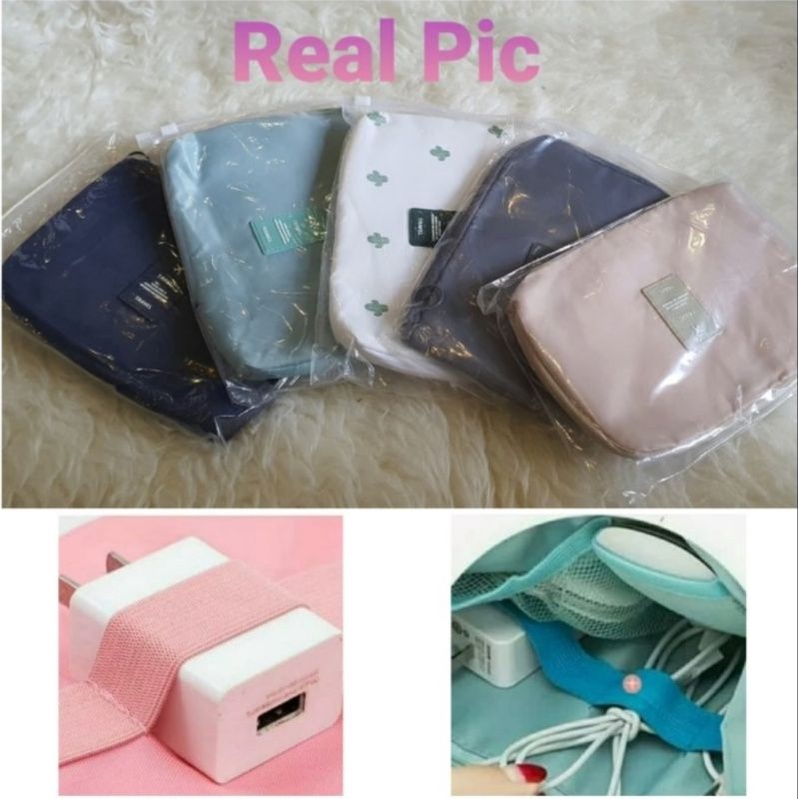 Gadget Pouch / Dompet Hp-Charger-Cable-Adaptor/ Dompet Multifungsi