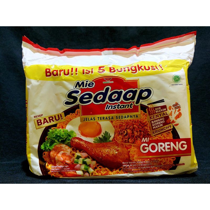 

MIE sedaap goreng isi 5