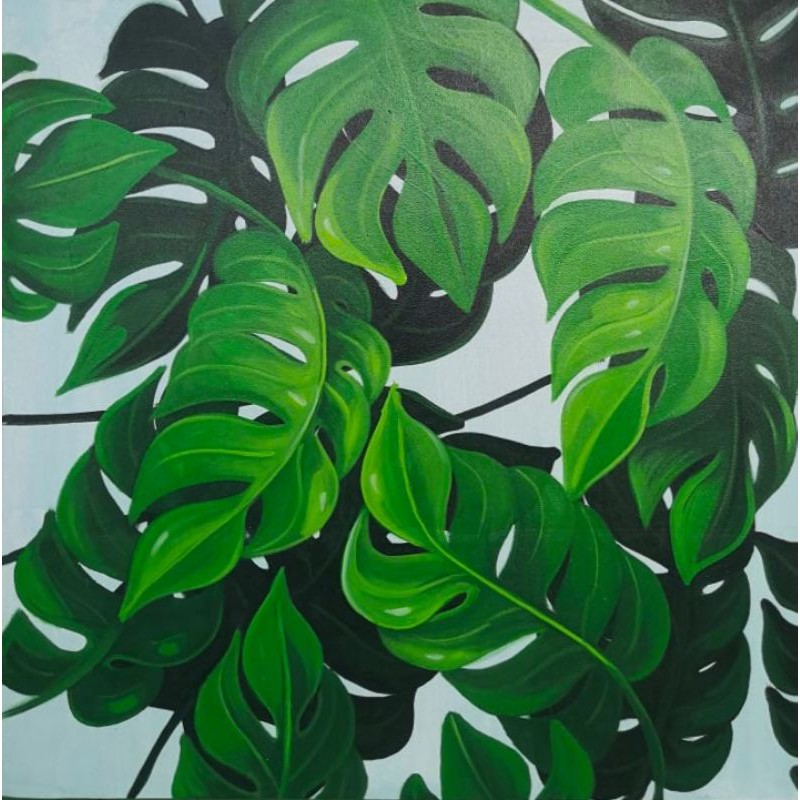 

Monstera #2 (Acrylic on Canvas)