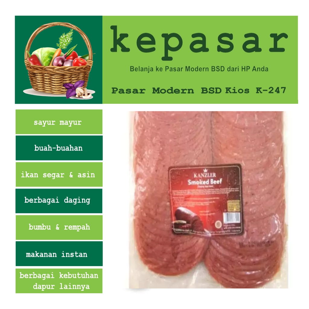 

Smoked Beef KANZLER 1 kg