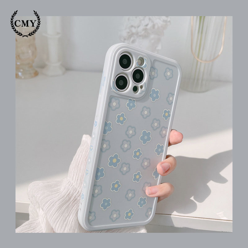 Case Silikon Motif Bunga Kecil Untuk Iphone 11 Pro Max X