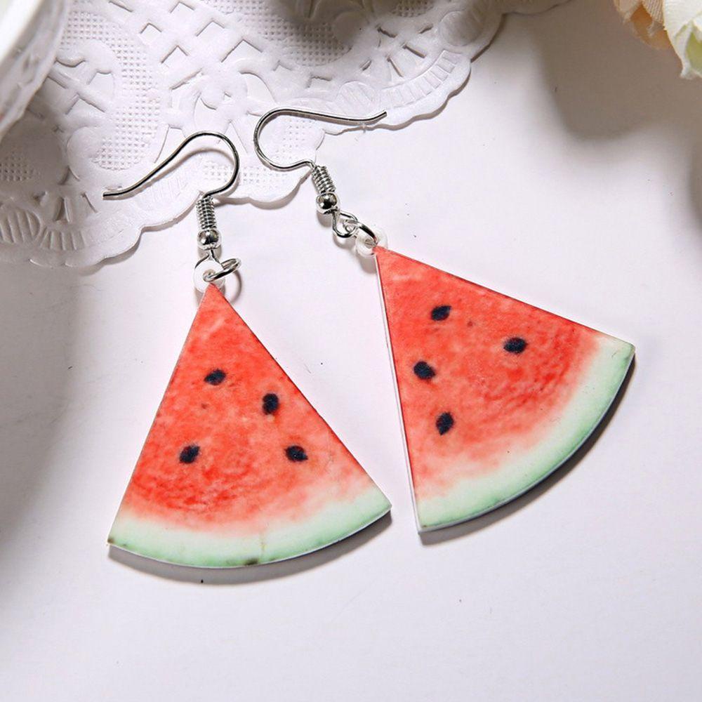 Anting Buah Nanas Perhiasan Fashion Hadiah Pesta Tomat Kiwi Orange Menjuntai