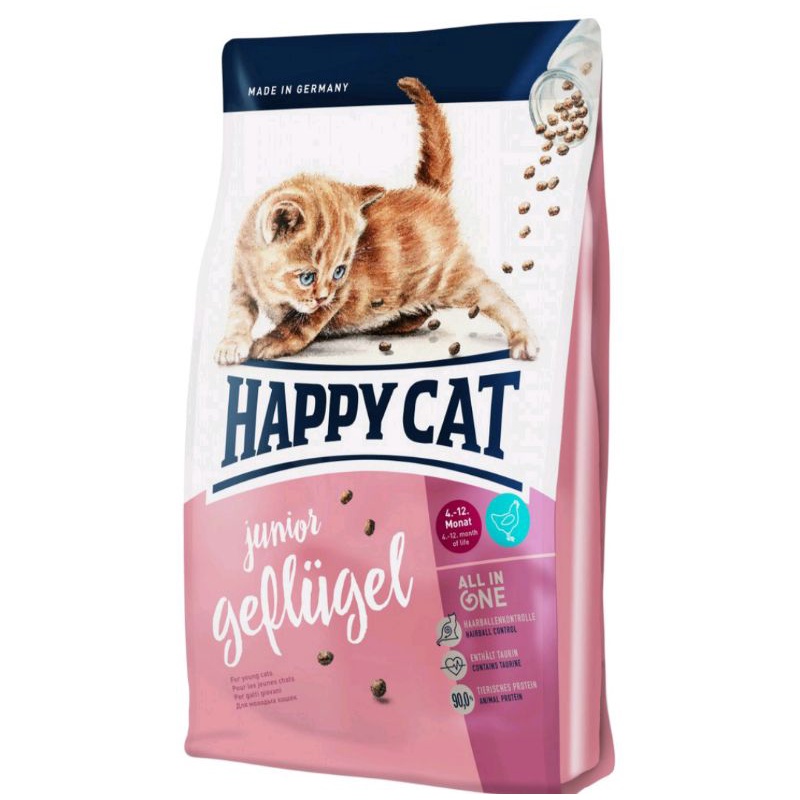 Happy Cat junior poultry 300gr Happy cat junior Geflugel freshpack