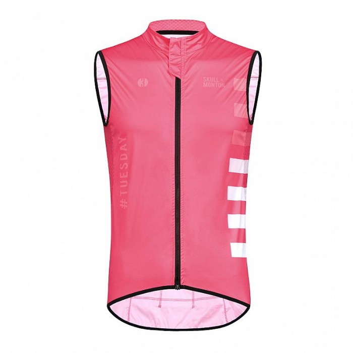 VEST MONTON TUESDAY II PINK JAKET SEPEDA ROADBIKE CYCLING RB SKULL ORIGINAL PRODUK MONTON
