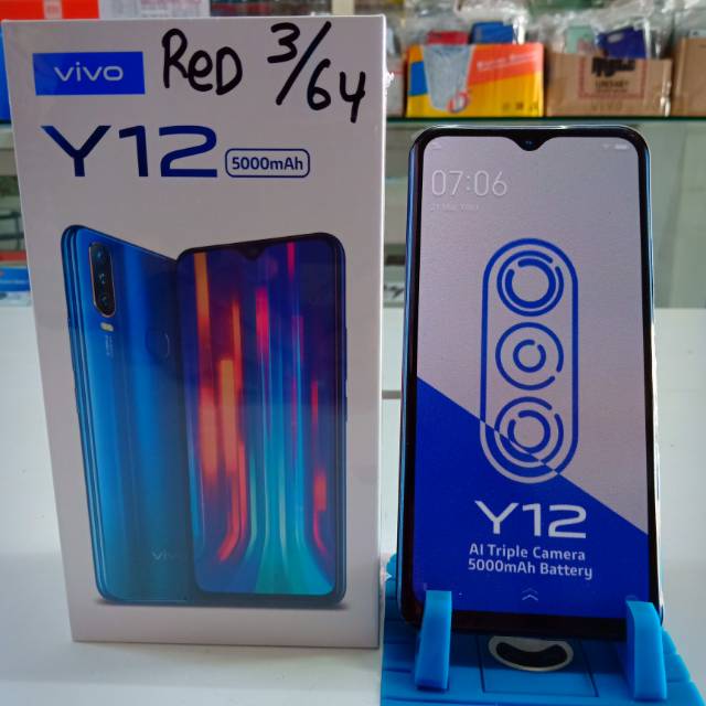 Vivo Y12 3GB/64GB-Garansi Resmi Vivo-Bezzmart