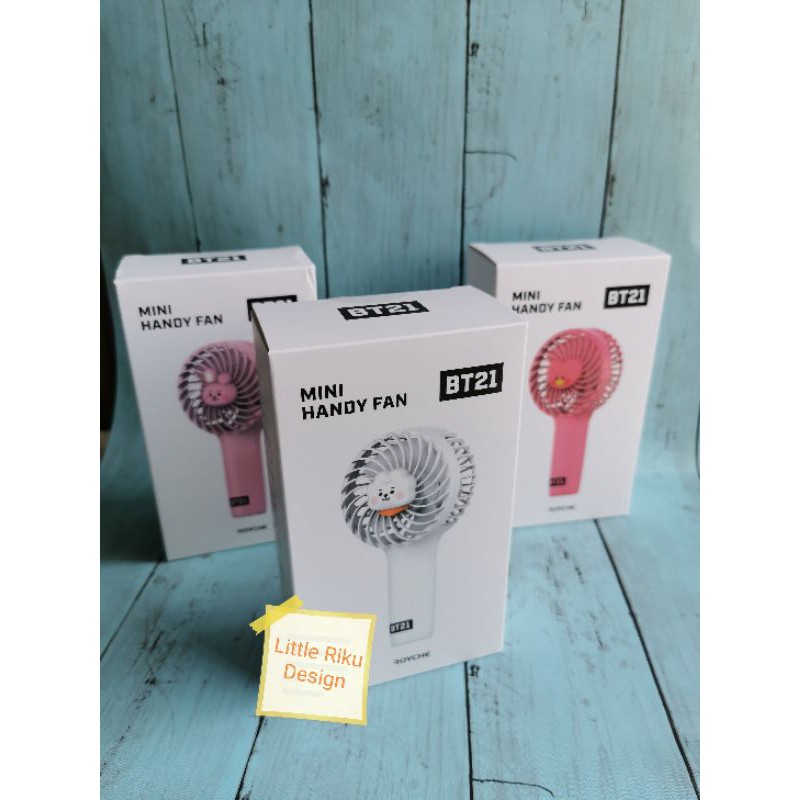 [READY STOCK] OFFICIAL MINI HANDY FAN baby BT21 ROYCHE