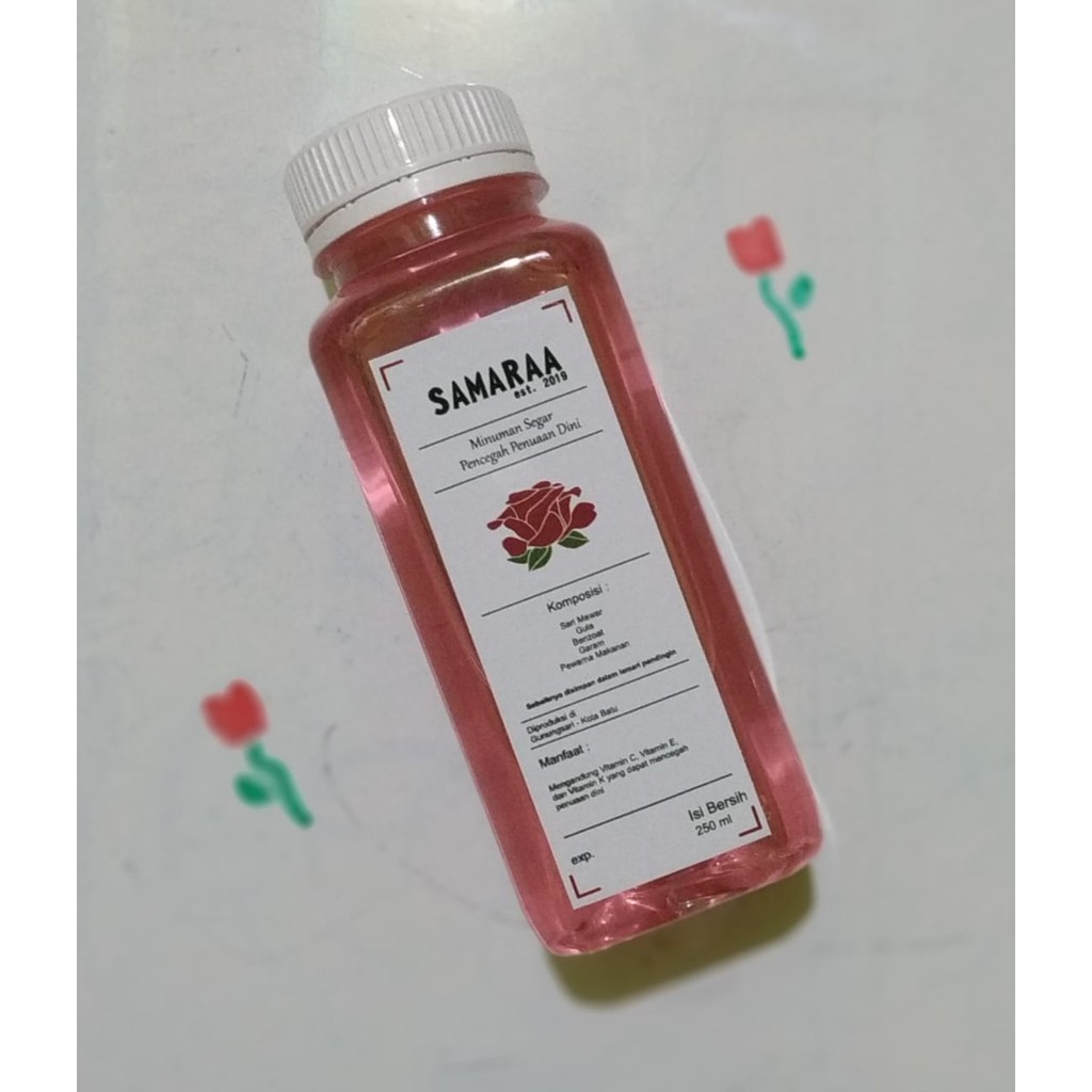 

Minuman Antioksidan Mawar "SAMARAA