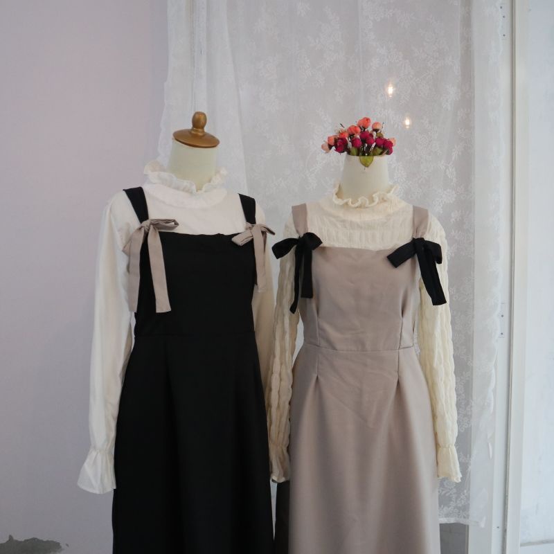 Irene Dress Overall Korea Retro Vintage Look