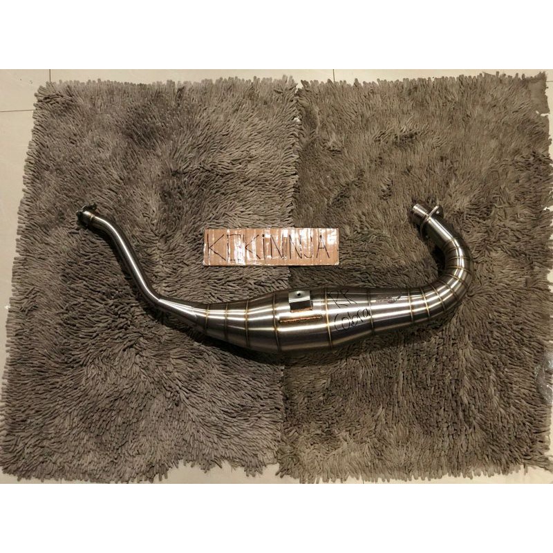 Perut knalpot ninja rr cobra DF racing stenlis chamber