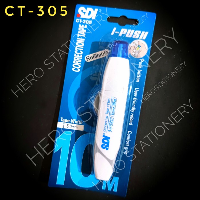 

Eklusif Sdi Correction Tape I-Push 10 M Ct-305 Berkualitas