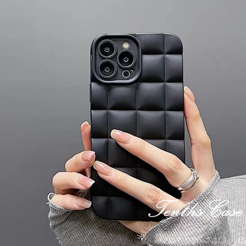 IPhone 13 12 11 Pro Max SE 2020 X Xr Xs Max 8 7 Plus Soft Case Pelindung Warna Hitam Gaya Retro Klasik Untuk