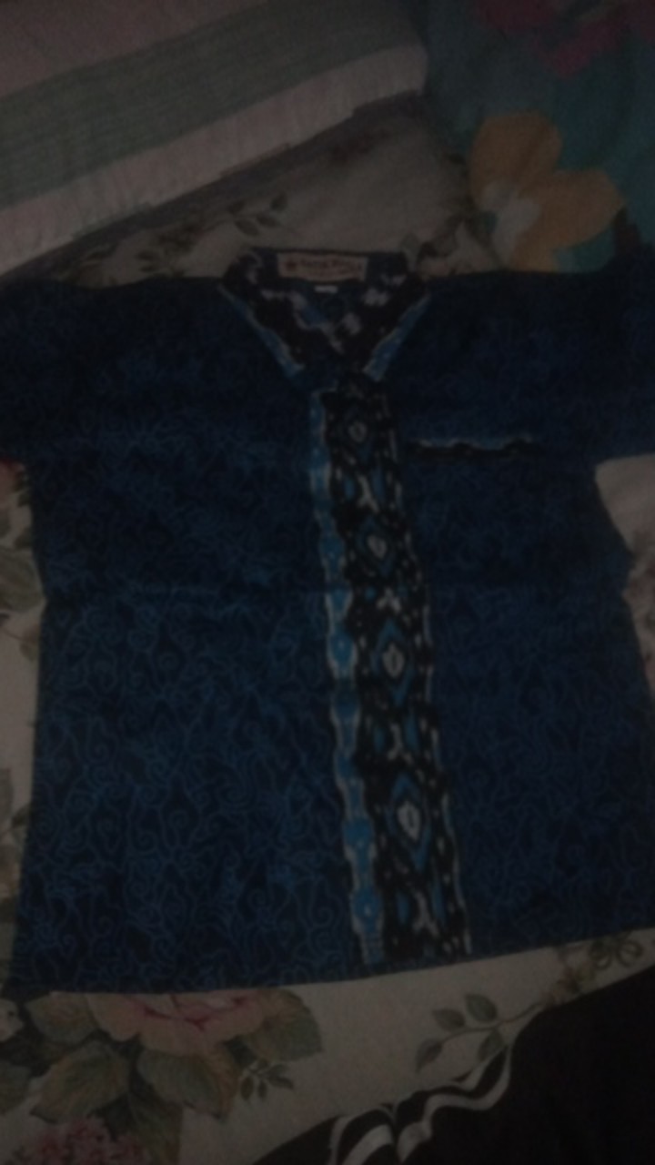 Ruzza Batik Anak Motif Mega Mendung Biru Dongket Seragam Bayi Sd Abg Remaja Tanggung