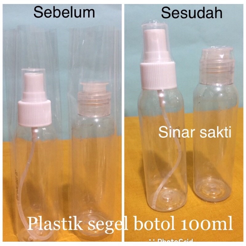 plastik segel botol 100ml/plastik segel/segel plastik