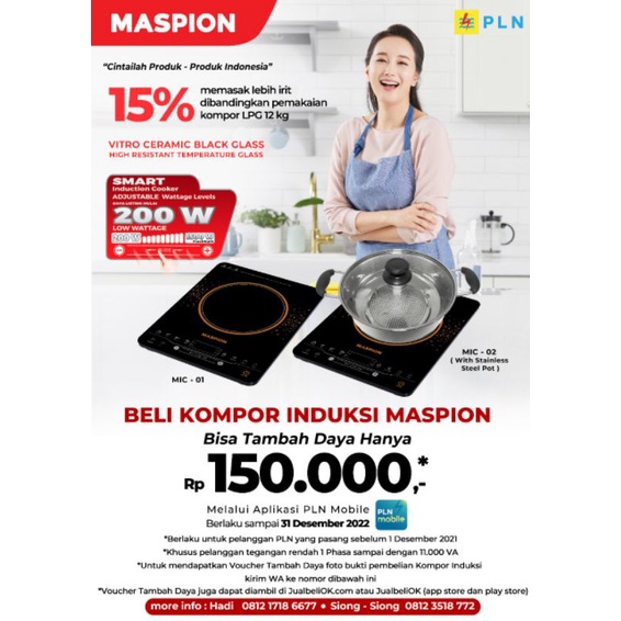 kompor induksi maspion MIC-02