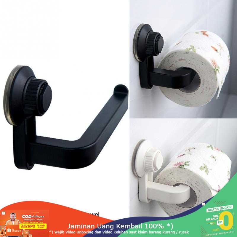 (BISA COD) RVOSTR  Gantungan Tempat Tisu Toilet Suction Cup - 8809-3