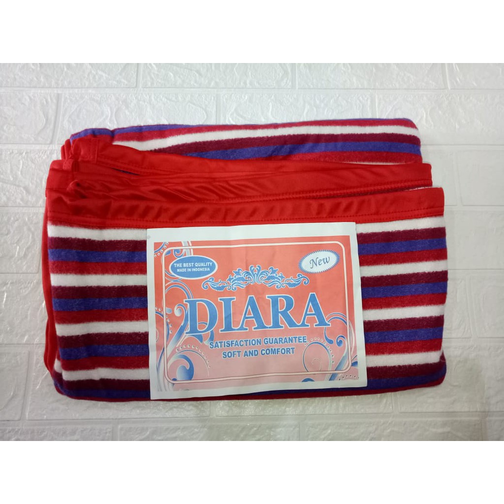 Selimut dewasa motif garis