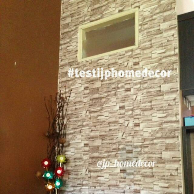 Wallpaper batako coklat