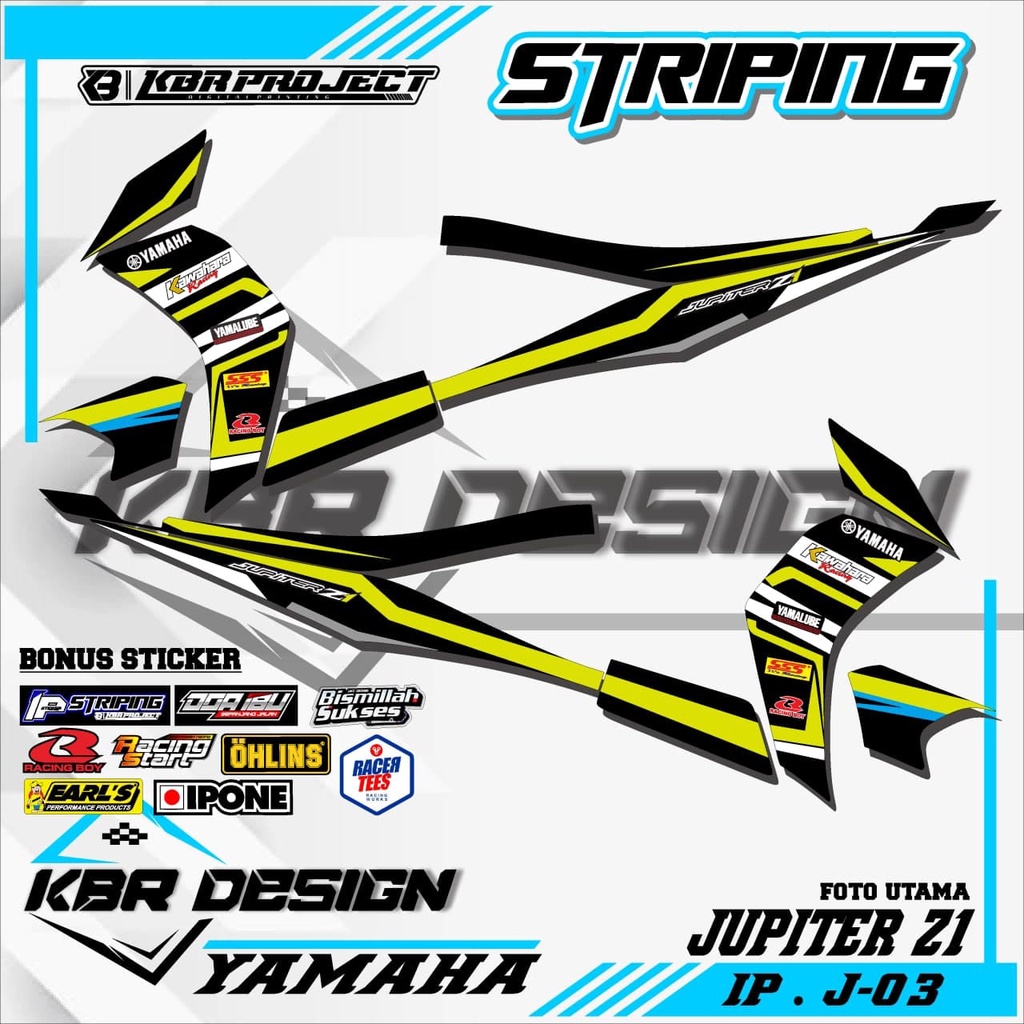 JUPITER Z1 (COD) STICKER STRIPING MOTOR JUPITER Z1.03