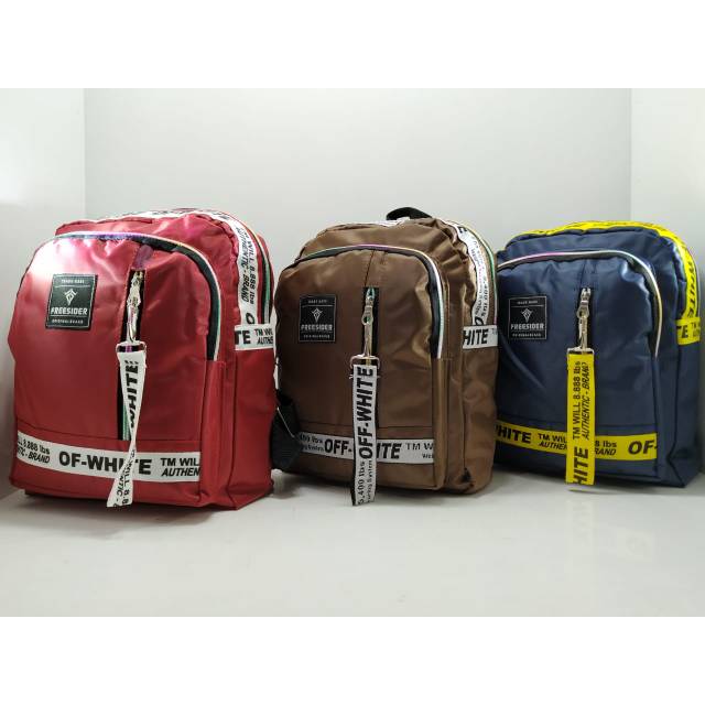 Tas punggung Ransel Offwhite