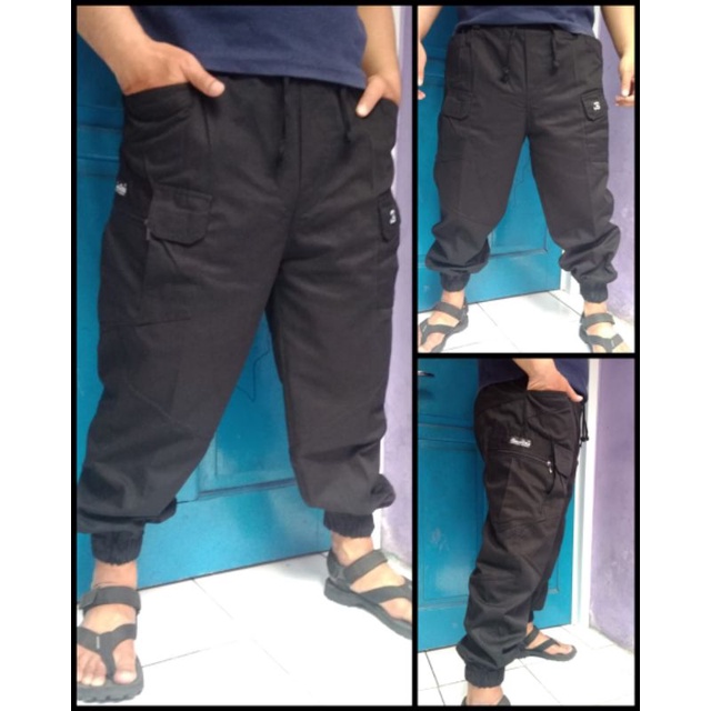 Celana Sirwal Jogger Tactical Tetap Laa isbaL / Celana Panjang Joger