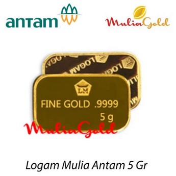 Logam Mulia Antam 5 Gr Sertifikat Antam Landscape Model Lama