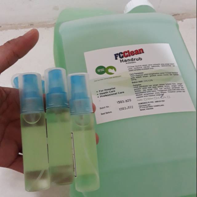 Hand Sanitizer FC Clean Handrup ukuran 30ml
