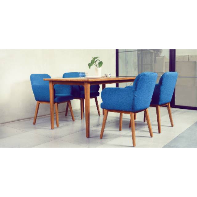 Meja makan 1 set 4 kursi