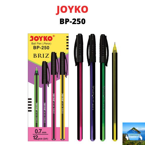 

Joyko Ball Pen BP-250 / Pena / Pulpen Briz 0.7 mm (Satuan)