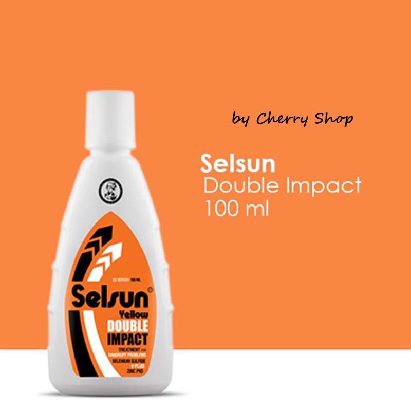[ORI] [BPOM] SELSUN Shampoo Conditioner Series | Sampo anti ketombe Yellow Double Impact 50 &amp; 100 ML