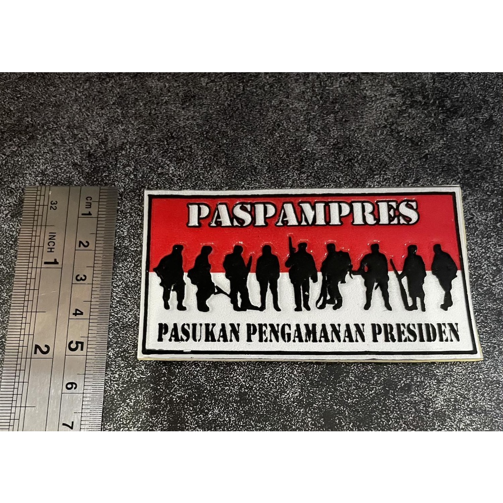 Sticker Paspampres (MP Orang)  - Stiker Paspampres Panjang - Stiker Timbul Paspampres