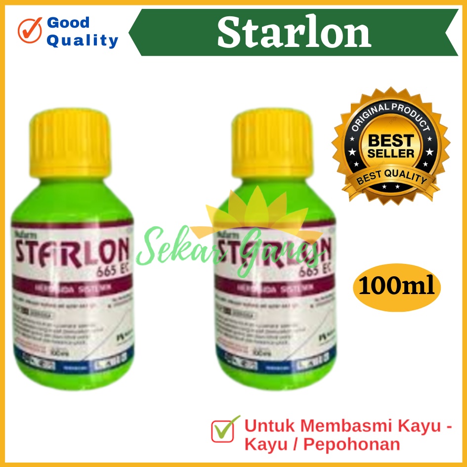 Promo Starlon 665ec Starlon 100ml 1 liter Racun Pohon Rumput Herbisida Termurah