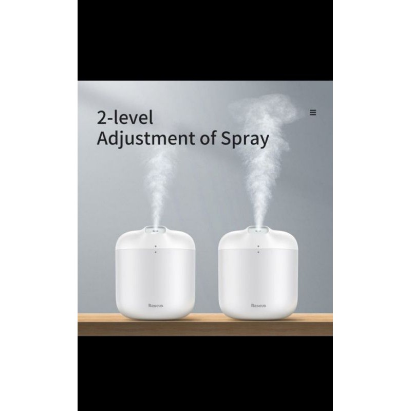 Baseus elephant air humidifier diffuser Led Lamp - Putih